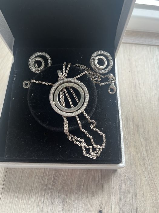 Комплект обеци и колие на pandora