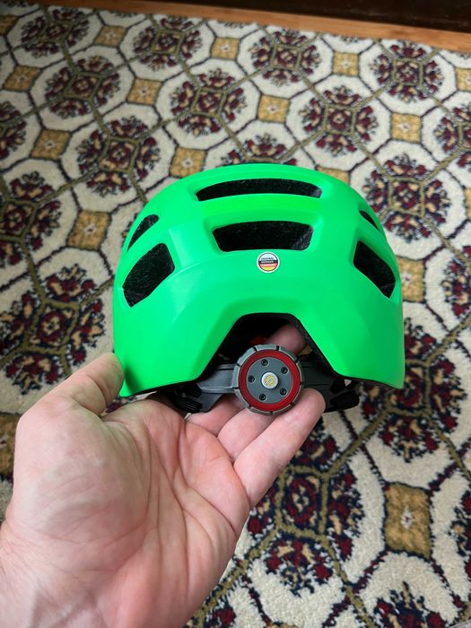 Детска каска за колело, зелена, размер 46-51см, Cratoni MaxsterProXS-S