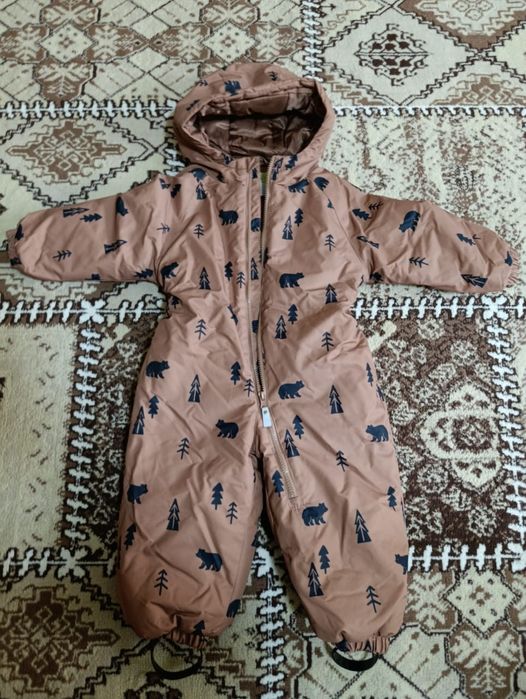 Комбинезон зимний р80+ шапка