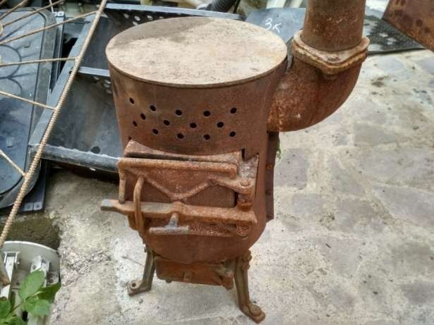 Буржуйка чугунная