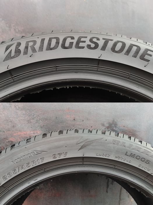 4бр зимни гуми 235/45/17 Bridgestone Blizzak LM005
dot23