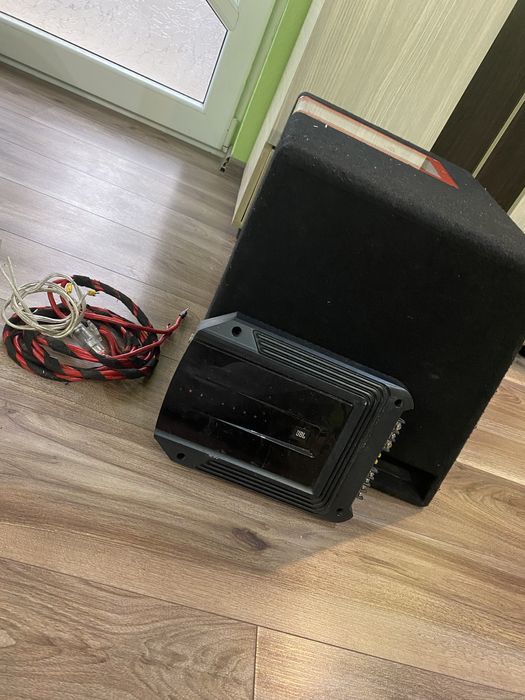 Subwooer JBL Csx-1400 bp + amplificator JBL gx  A3001