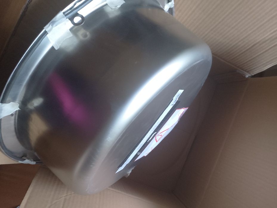 Кръгла мивка инокс чисто нова