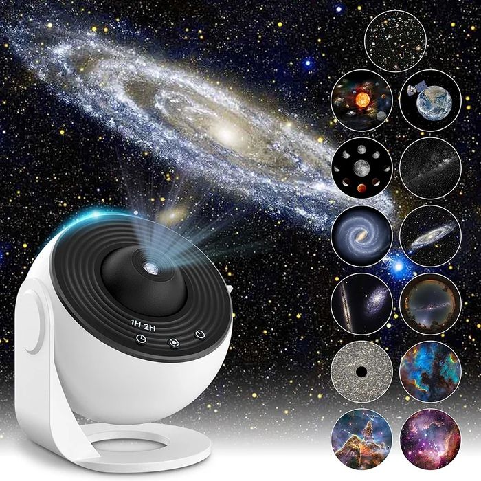 Mexllex Planetarium Star Projector, Galaxy Projector, Neon, Realistic