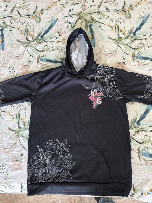 Унисекс суитчър в черно и бяло