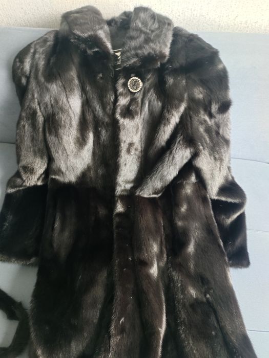 Шуба из меха норки
