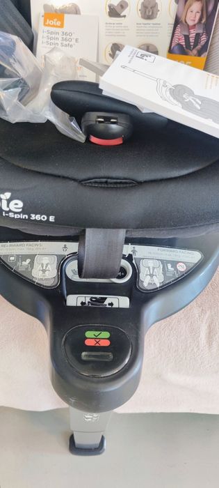 Scaun auto copii Joie i-Spin 360° E, 61 cm-105 cm, testat ADAC R129