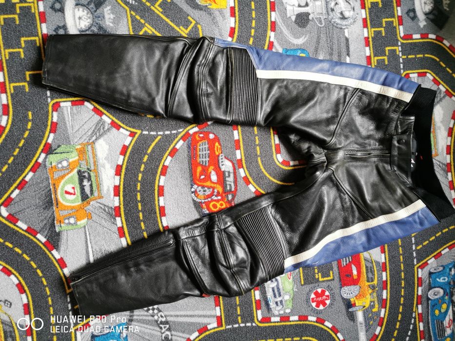 Pantaloni moto piele