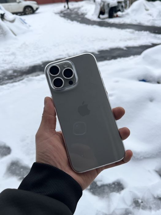 Iphone 16 Pro Max 256Gb серебристый в ИДЕАЛЬНОМ СОСТОЯНИИ