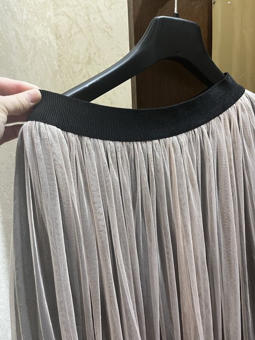 Юбка в пол розо-черная