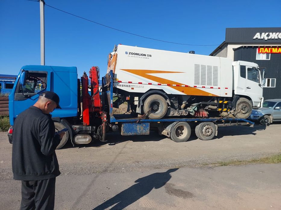 Грузовой эвакуатор длиномер манипулятор