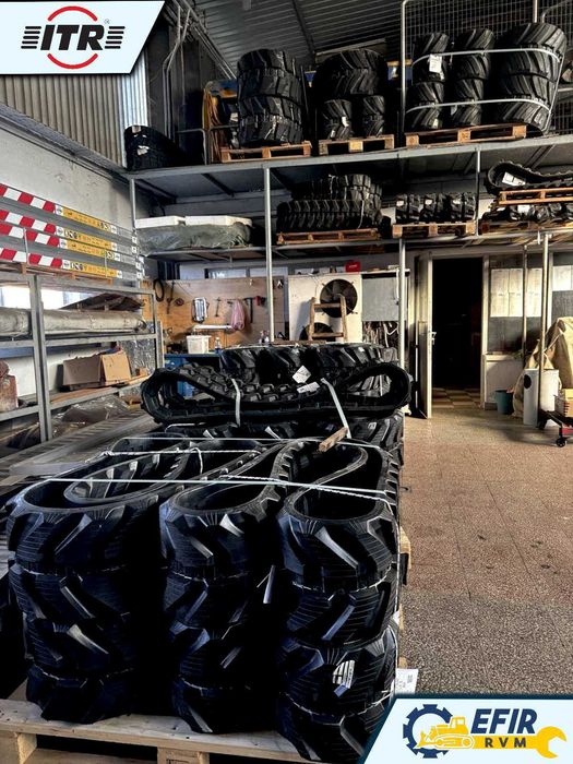 НОВИ гумени вериги ITR за минибагер на склад