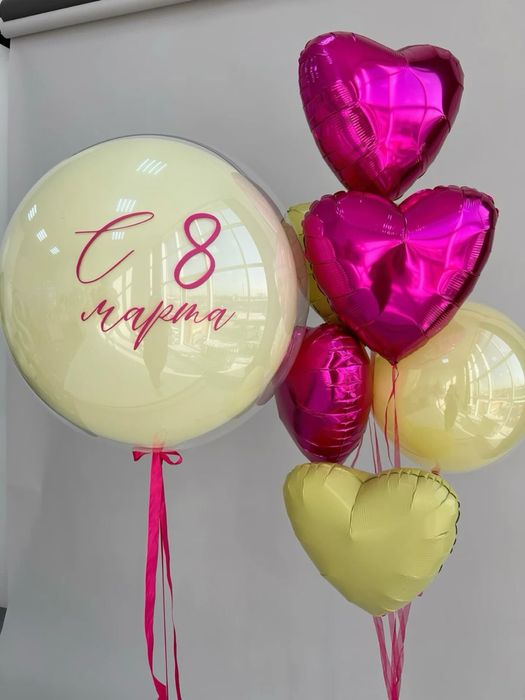 Воздушные шары на 8 марта
