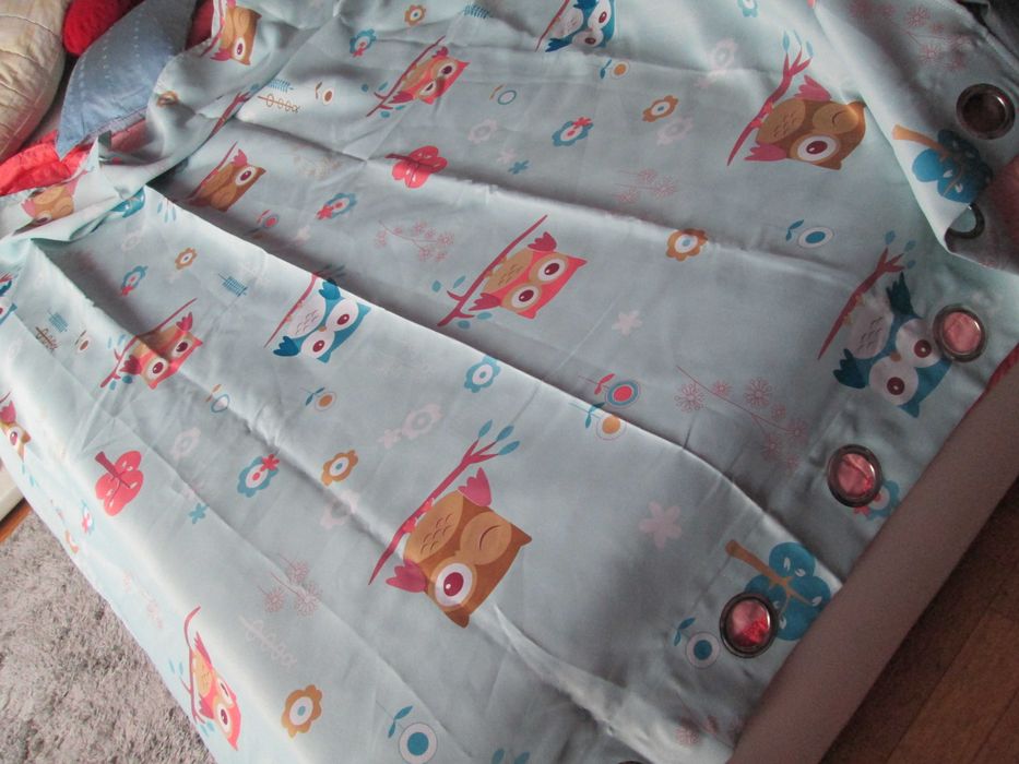 draperie  simpatica cu bufnite