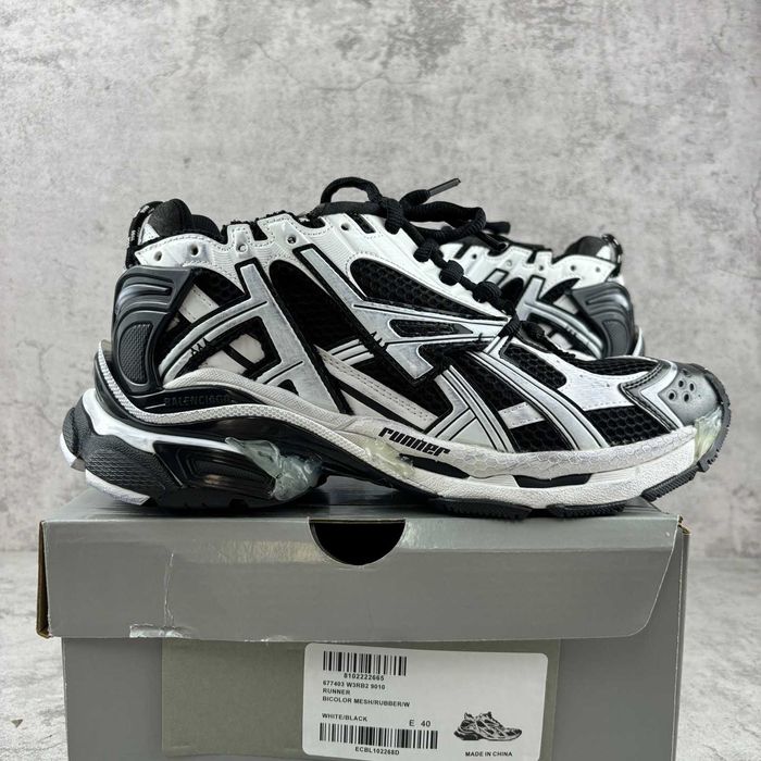 Balenciaga Runner Alb-Negru (40/41/43) FULLBOX | Livrare cu verificare
