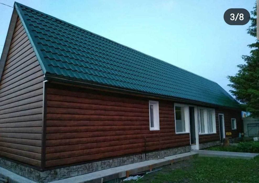 Металлическая черепица панорама