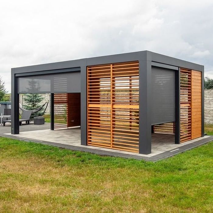 Беседки в стиле хай тек и не только