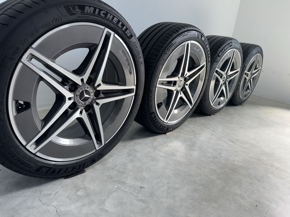 Jante Mercedes C-Class R18 C-Klass Originale W206 S206 Michelin de vara 2024 80%