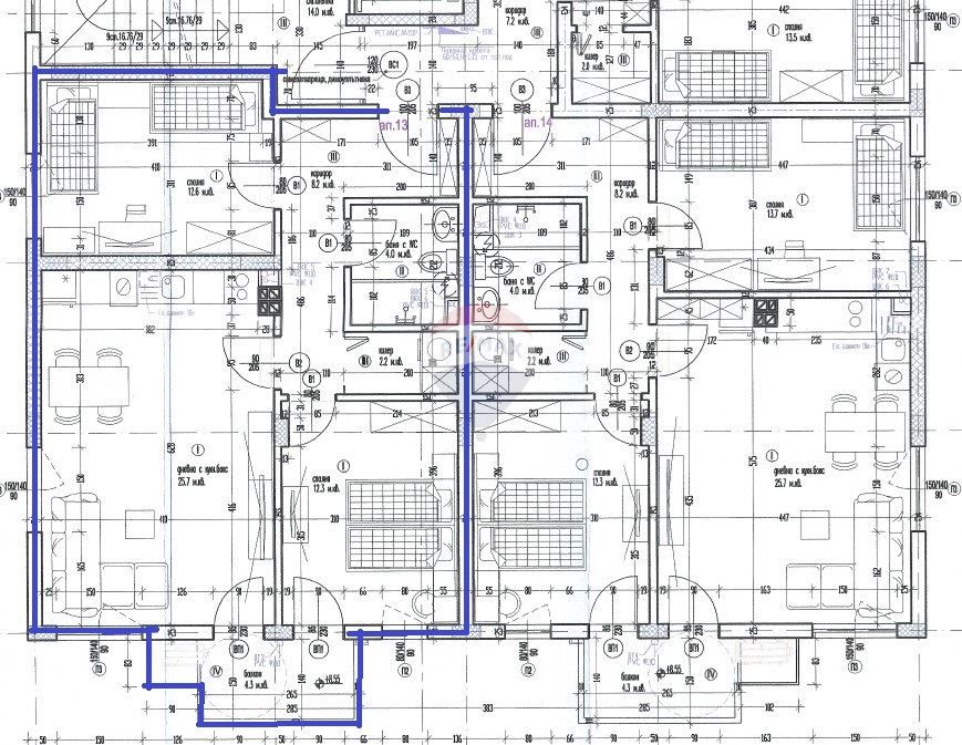 Тристаен апартамент за продажба, кв. Левски, Варна ТЕ