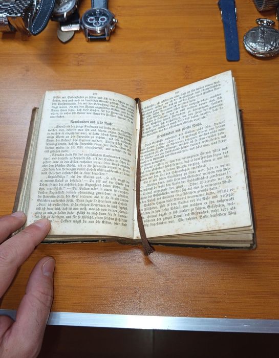 Carte vintage germană din 1854,stare de conservare impecabilă