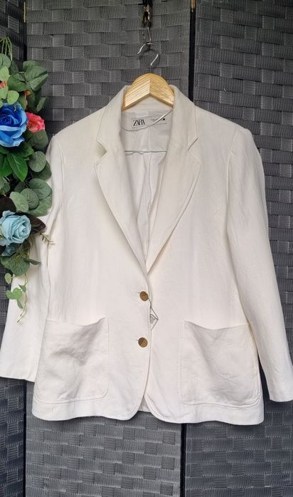 Sacou dama din in&vascoza masura XL Zara