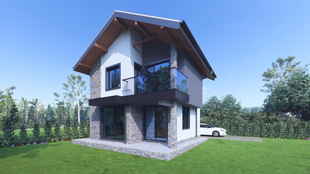 Продава се Къща в с. Пановци, Област София-област - 100 кв.м за 1321 €/кв.м - Снимка #2