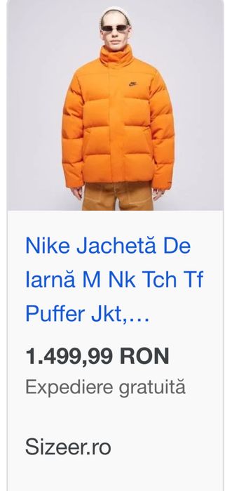 Geaca de iarnă Nike Tech Puffer-preț negociabil