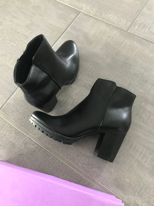 Botine piele office 39