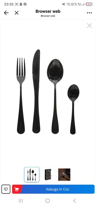 Seturi de linguri aurii si negre