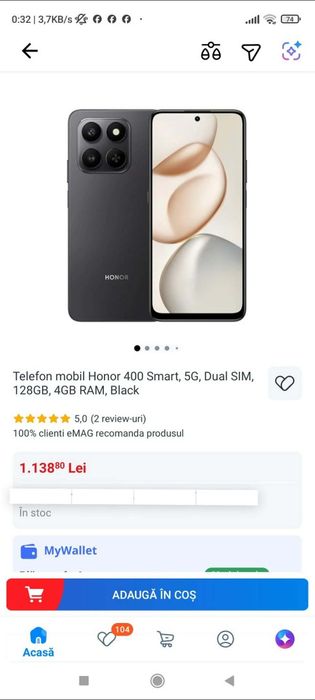Honor 400 Smart 5G