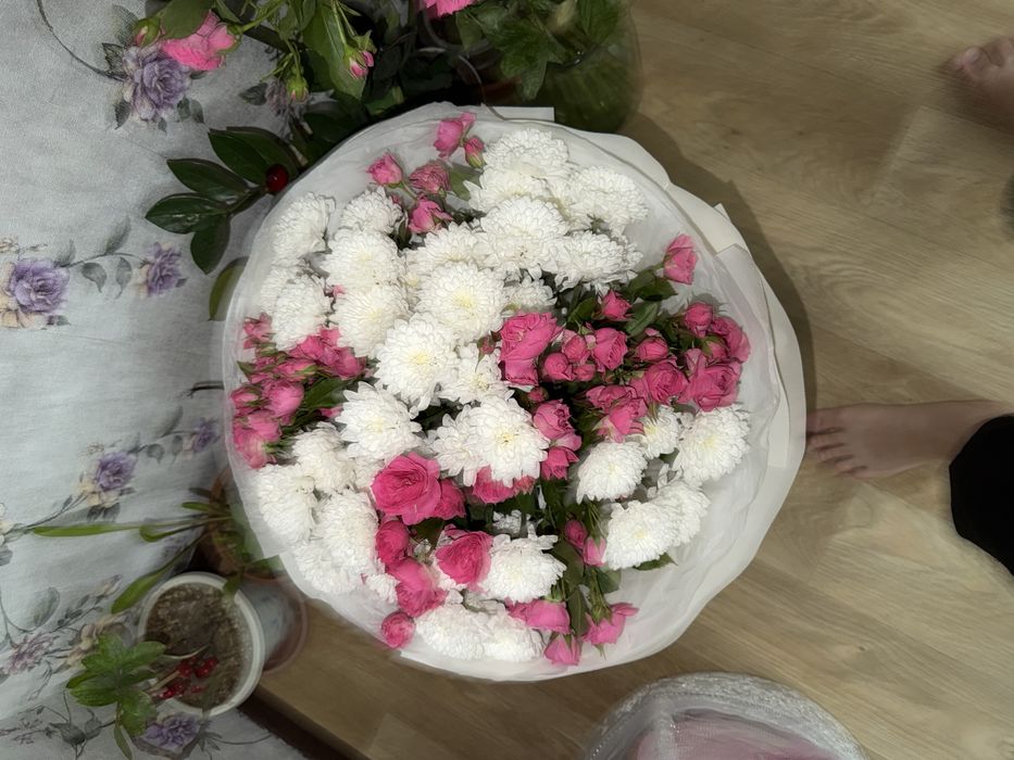 Цветы букет.             .
