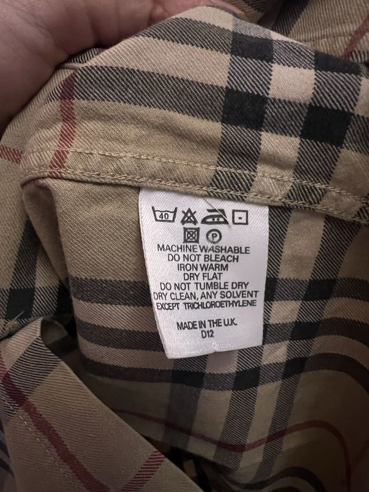 Cămașă Burberry cu mânecă scurtă