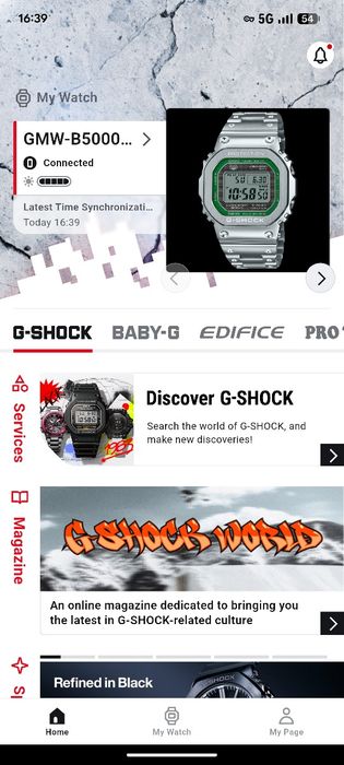 Casio G-SHOCK GMW B5000 D3