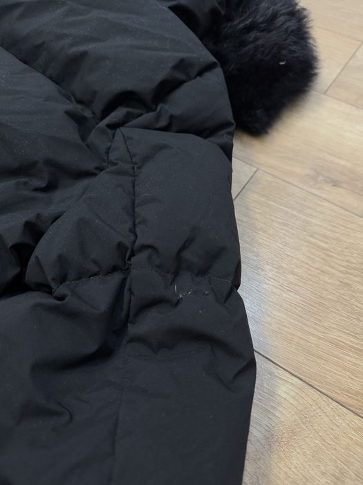 Дамско яке парка с пух Massimo Dutti XS-S със забележка