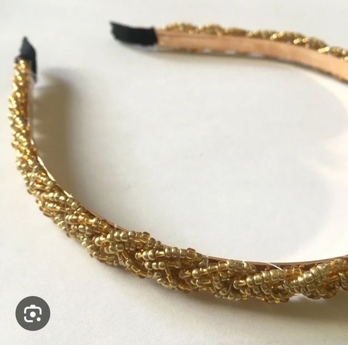 chanel gold диадема