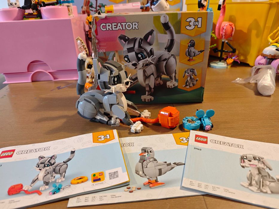LEGO® Creator 3-in-1 - Playful Cat (31163) - (сглобявано 1 път)