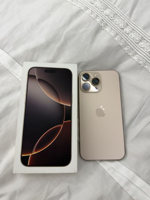 Iphone 16 pro max 256gb sim kartalik desert rang