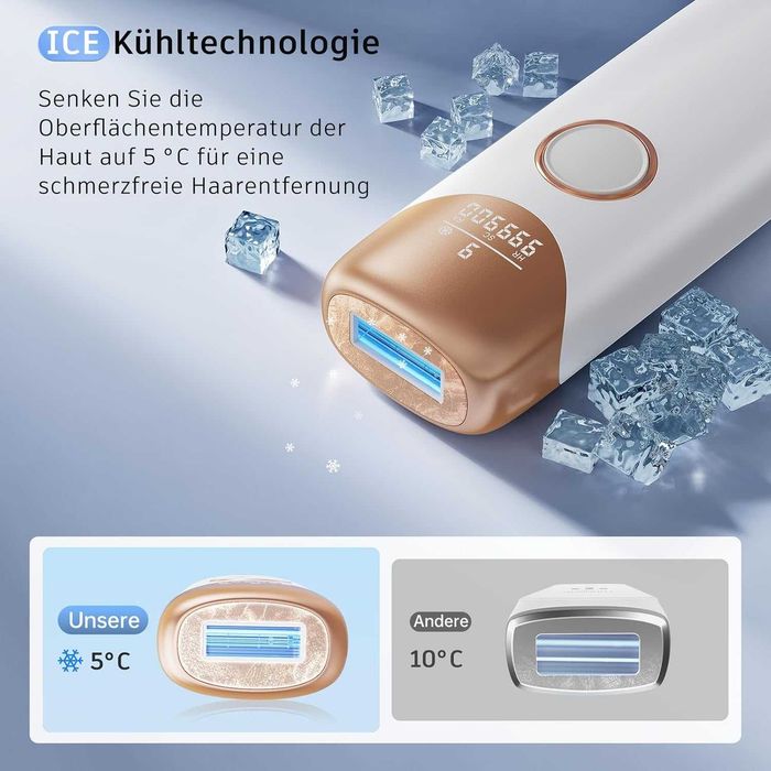 3 в 1 Лазарен епилатор с охлаждаща функция QOWRKRQ