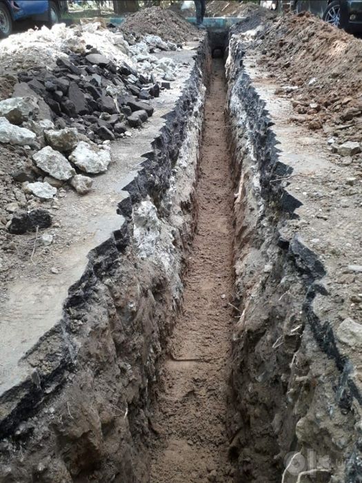 Transha qazish  kabel  kanalizatsiya vadaprovod xizmatlari  Arzon tez