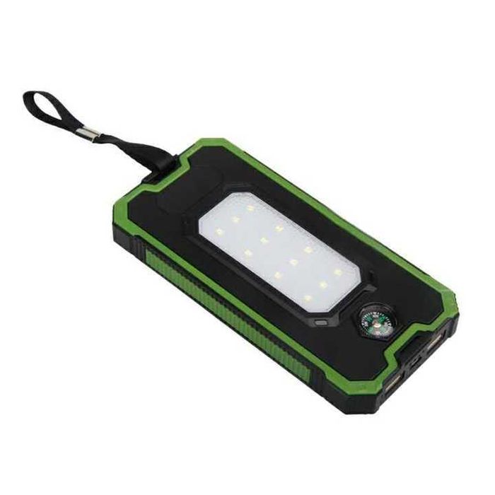 Baterie externa solara 20.000 mAh  lampa LED 2 x usb Powerbank