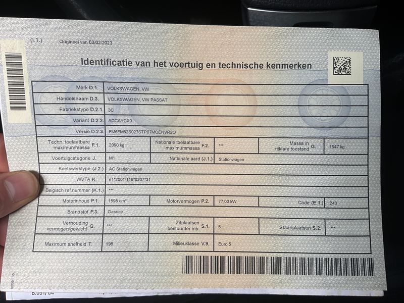 Volkswagen Passat 1.6 TDI Trendline BlueMotion Tech 2012