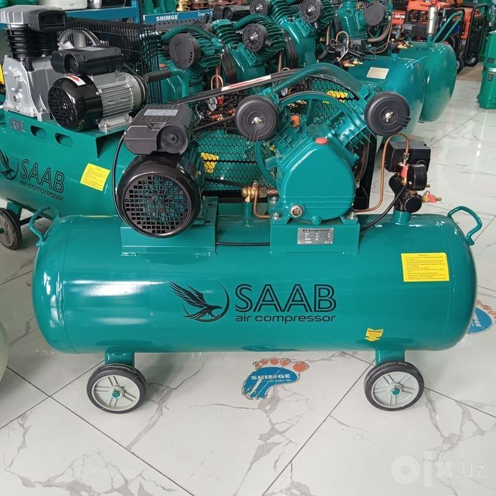 Воздушный компрессор масляный поршневой havo kompressor 10bar 200LSaab