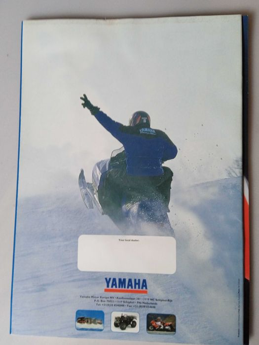 Брошюра, каталог Ямаха YAMAHA 1996, 1998, 1998