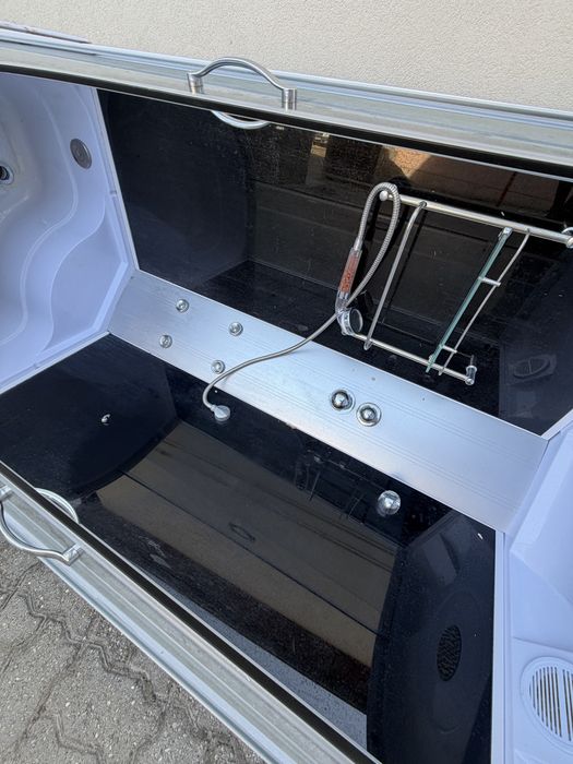 Cadă Baie cu Cabină de Duș din Sticlă – Completă