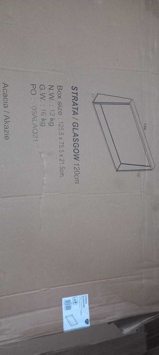Oglinda 120x70 rama lemn masiv