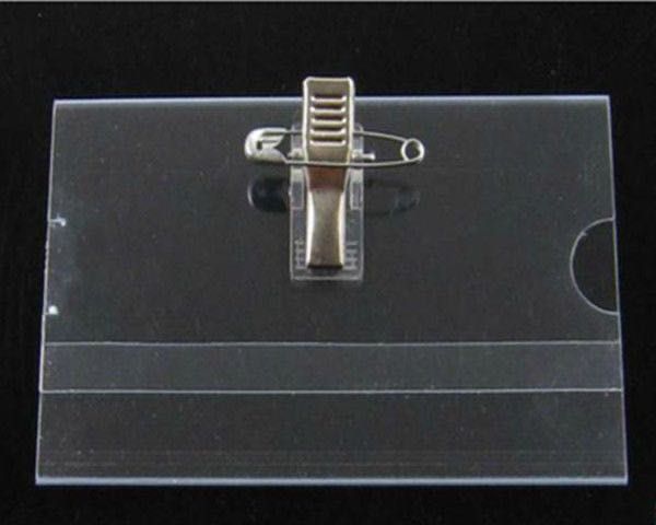 Бейджик c зажим и булавкa 90х60 (Оптом c доставкой)