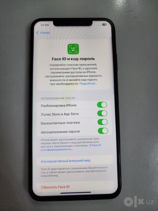iPhone XS Max 256 ГБ идеальный 
Заряд батареи 72
256 ГБ
