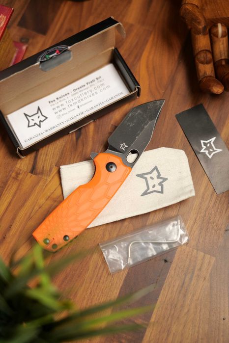 Fox Knives Core Tanto Black, FRN, оранжев FX-612ORB