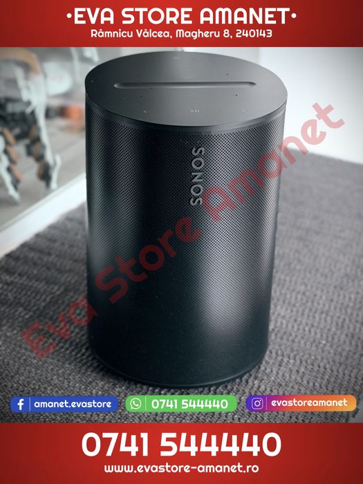 Sonos Era 100 Boxa Smart WiFi Bluetooth AirPlay 2 Negru