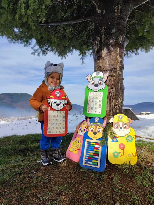 Пес Патрул дървени образователни игри Промоция от 50лв на 35лв